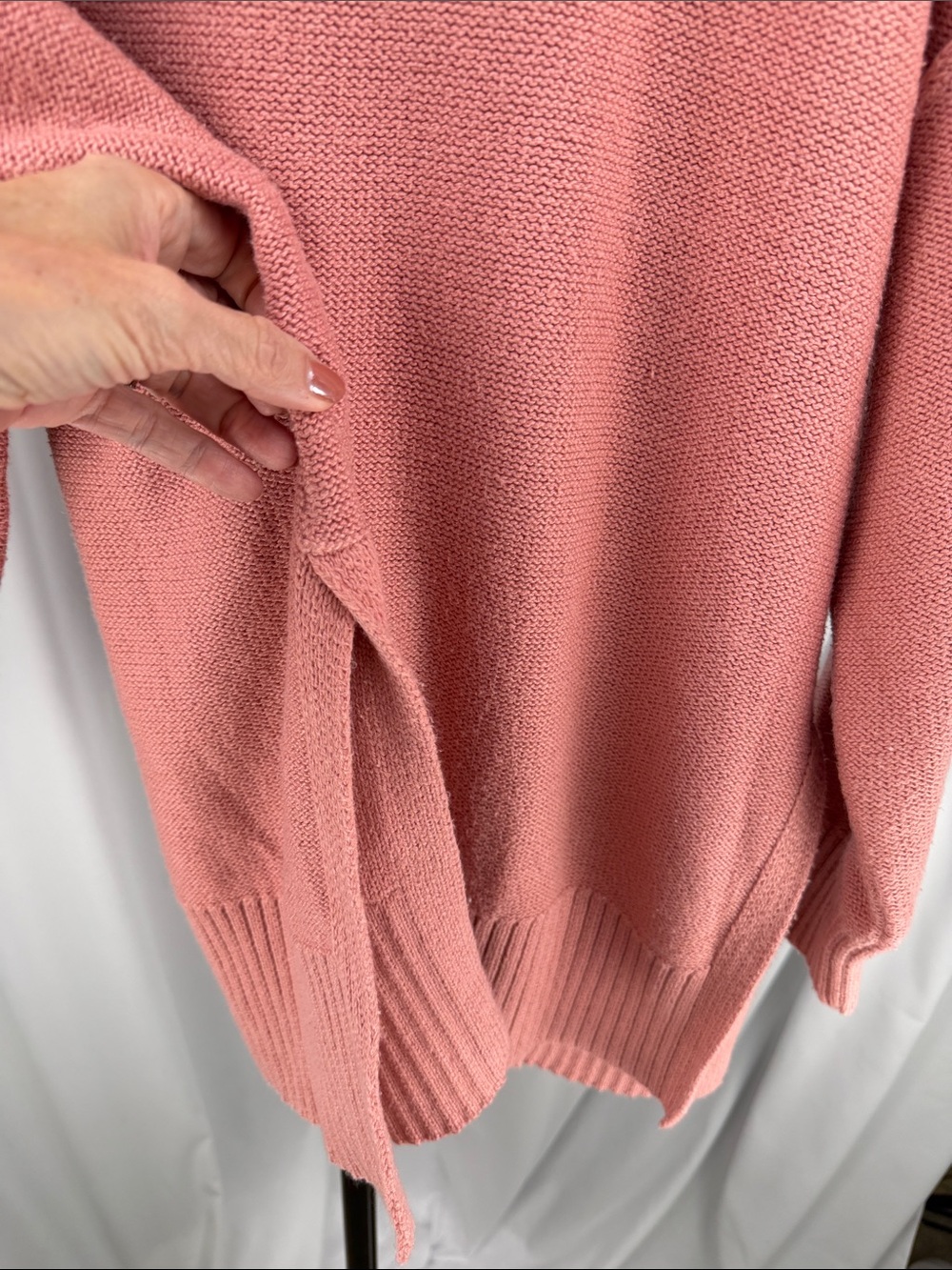 Aerie Dusty Rose Pink Oversized Crewneck Sweater M - Picture 5 of 9